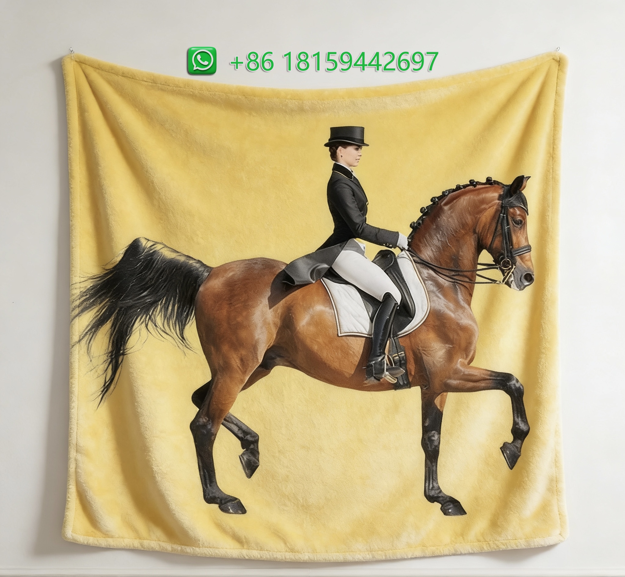 Hermes Throw Blankets